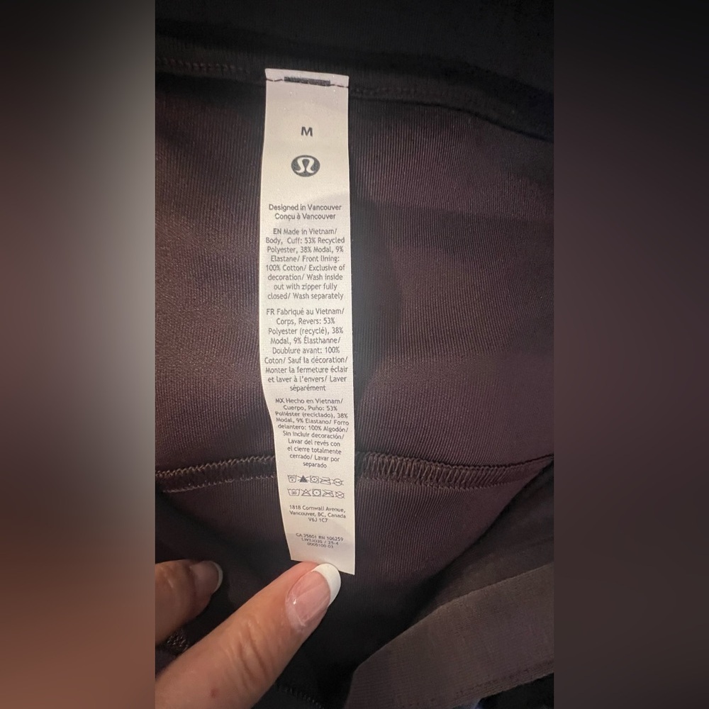 Lululemon Softstreme Long Half Zip Sequoia Pullover Size M - Picture 11 of 15